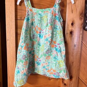 Angel Dear Kids Camisole - Turquoise and Coral Floral